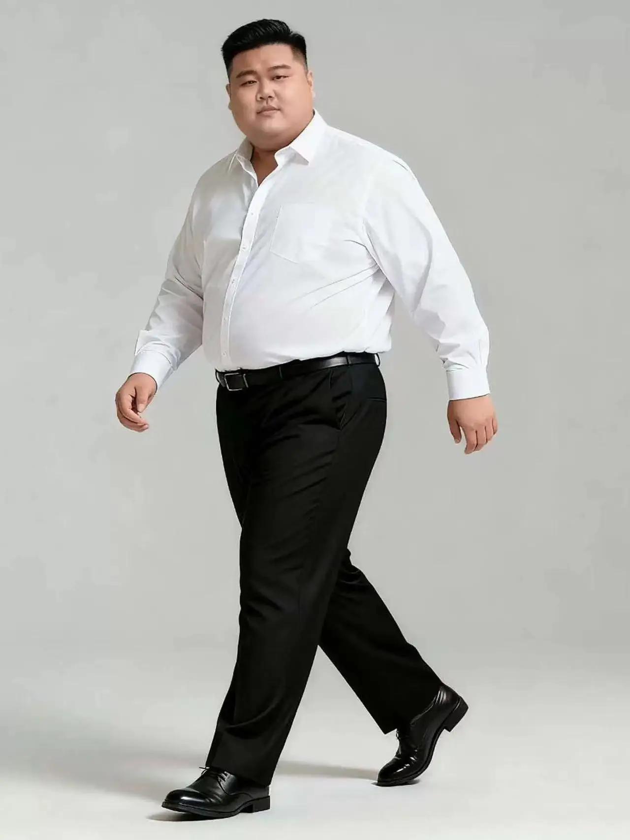 Chemises sociales pour hommes, grande taille 11XL 10XL, manches longues, chemise formelle de travail