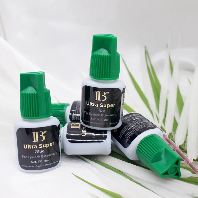 50 bouteilles IBeauty Ultra Super colle pour Extensions de cils 5ml IB capuchon vert faux cils adhés