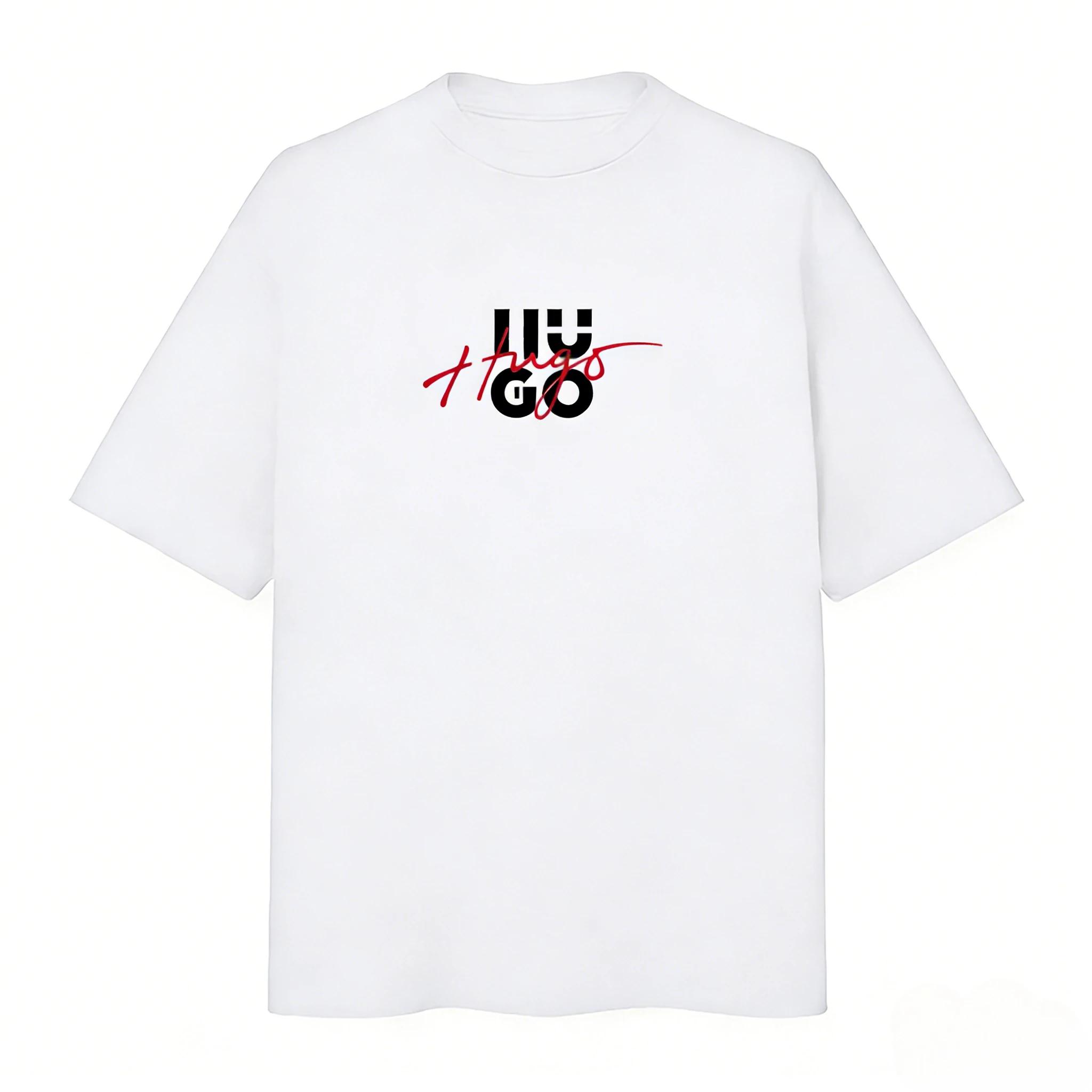 T-shirt Homme Décontracté Ample à Manches Courtes en Coton Pur, Tendance Rétro Haut de Gamme Personn