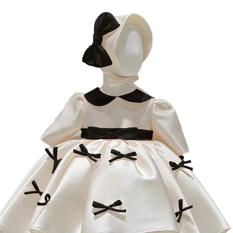 Robe de premier anniversaire pour bébé fille, automne hiver, haut de gamme, légère, Niche de luxe, r