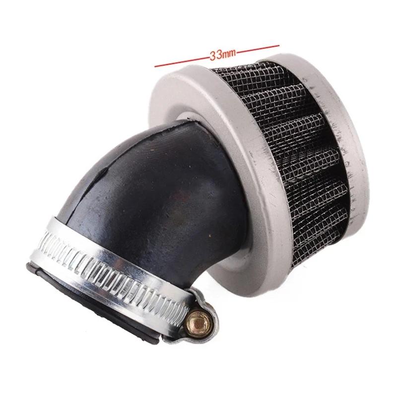 Filtre à Air universel 28mm 32mm 35mm 38mm 42mm ATV Scooter Pit Dirt Bike droit incurvé droit Mini é