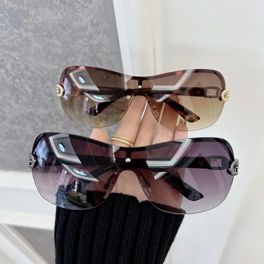 Lunettes de soleil carrées décontractées pour hommes et femmes, lunettes de soleil dégradées, marque