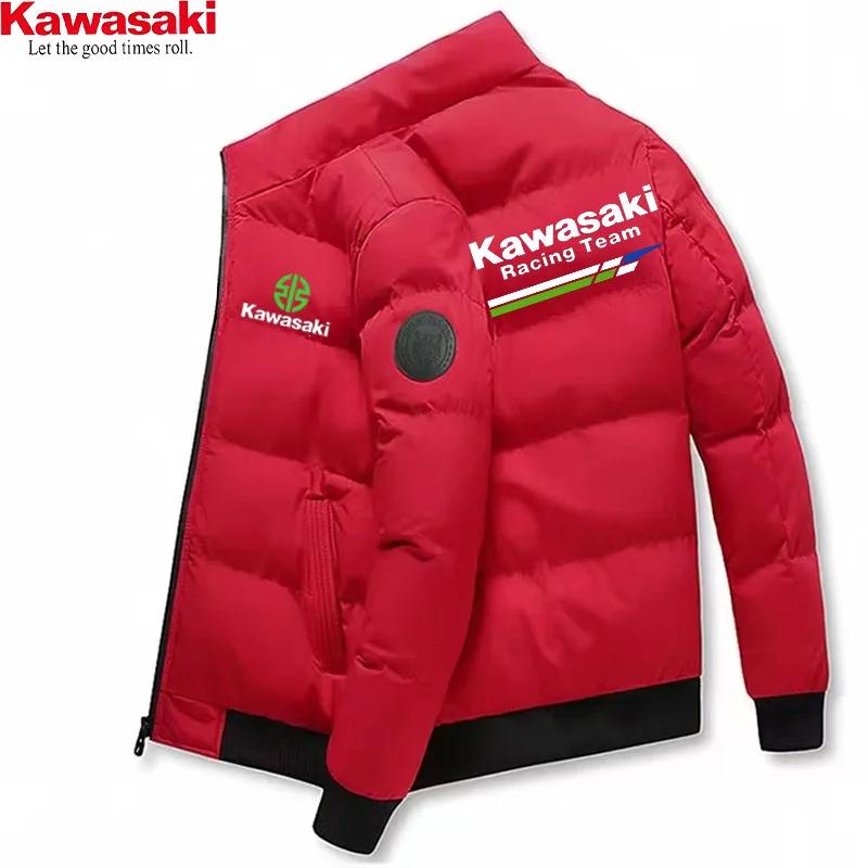 Kawasaki nouvelle veste épaisse, veste chaude en coton, veste de sport d'hiver décontractée, veste c