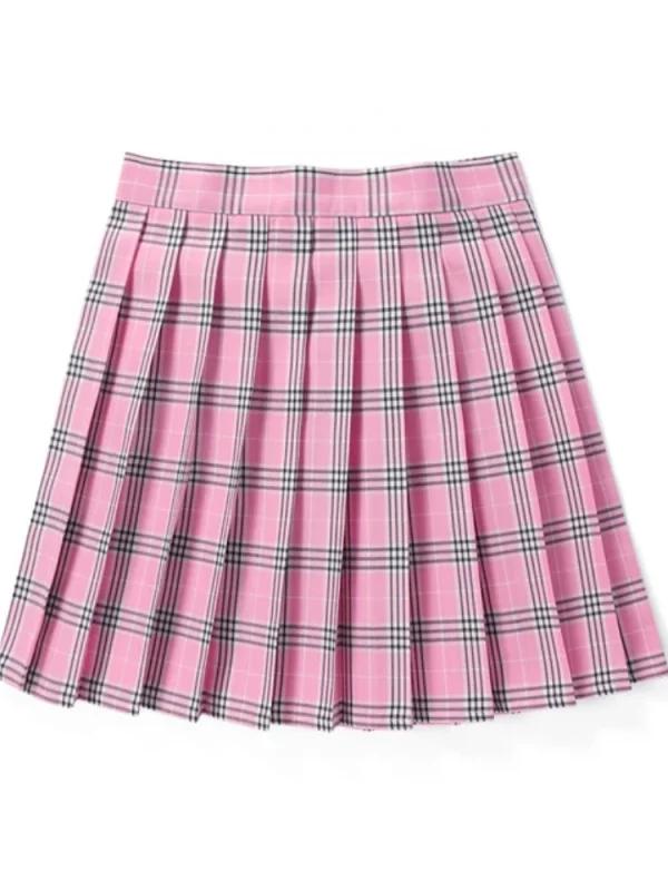 Jupes plissées à carreaux taille haute pour femmes, Mini jupe de Tennis, uniforme scolaire japonais 