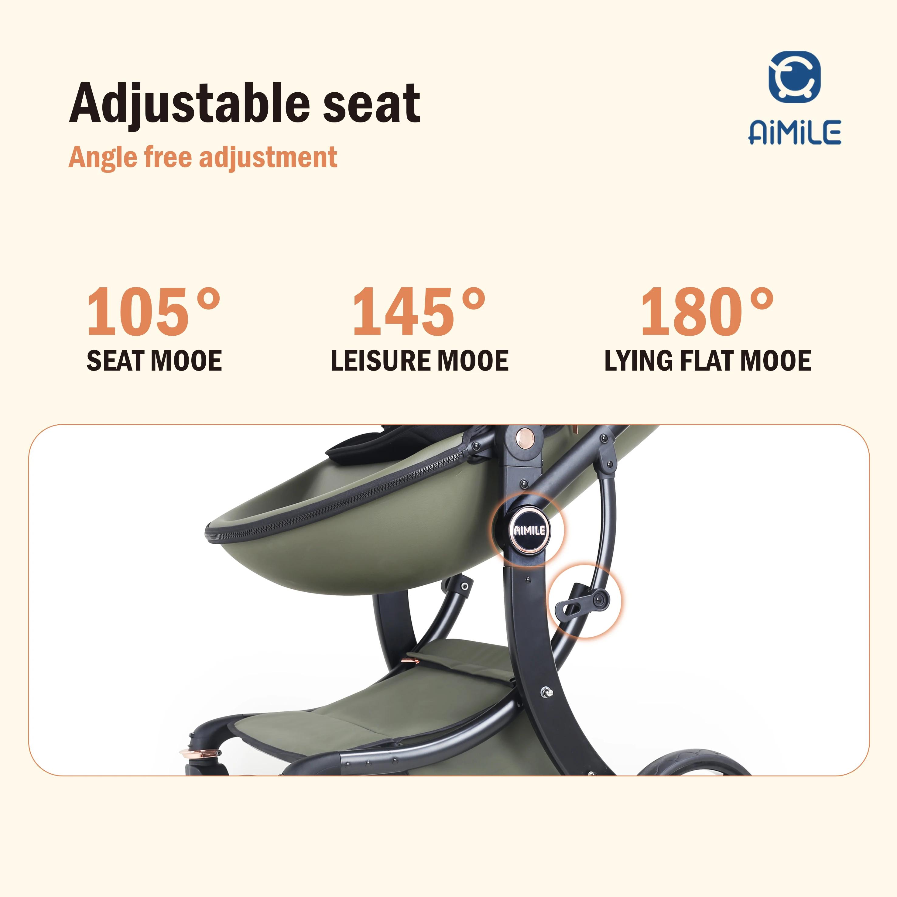 Haute qualité 3 en 1 bébé poussette de luxe multifonctionnel bébé landau bébé poussettes