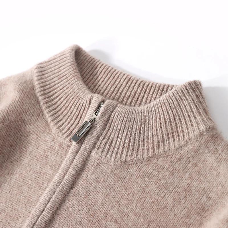Pull en tricot décontracté pour hommes, 2024 pure laine, vêtements classiques, vent anglais, solide,