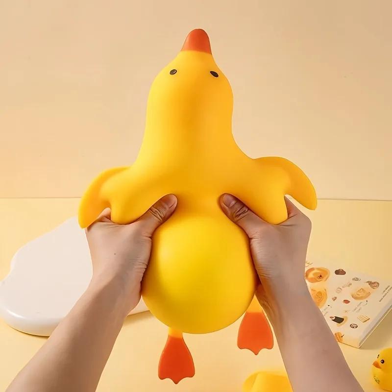 Jouets anti-stress Squishy en forme de canard, mignons animaux d'oie, jouets de décompression pour e