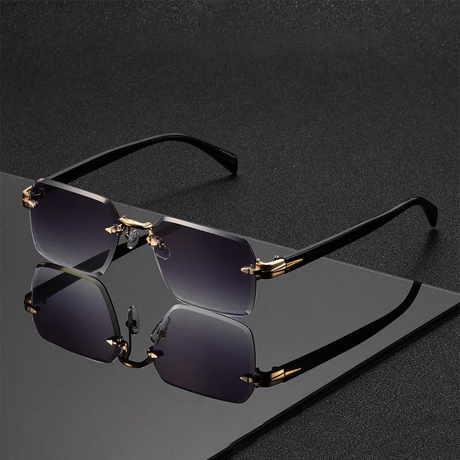 Lunettes de soleil classiques unisexes à la mode, sans cadre, tendance, pour Costume de vacances, me