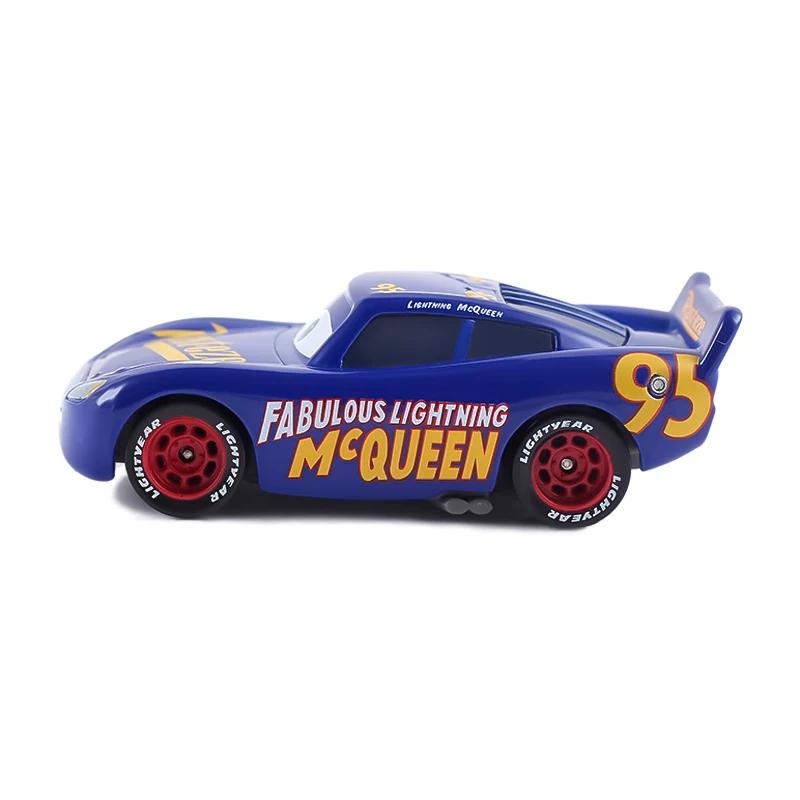 Disney Cars Pixar Cars 95-3ème génération bleu métal moulé sous pression jouet voiture 1:55 Lightnin