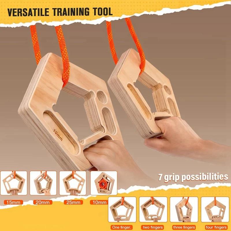 A21I-support de planche à suspendre en bois pour l'escalade, planche à suspendre Portable, renforcem