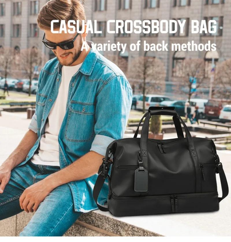 Sac de sport de loisirs à la mode, sac de voyage Simple pour voyage d'affaires, sac à main messager 