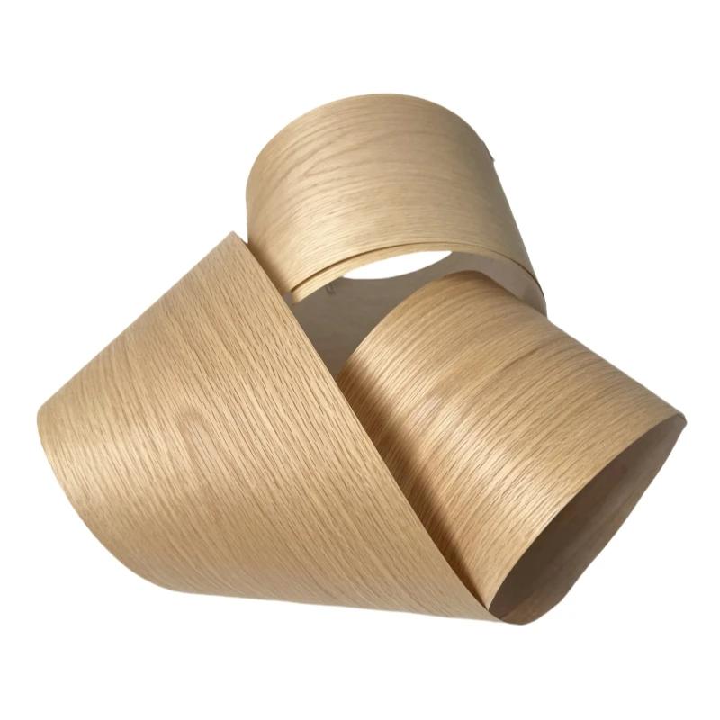 Feuille de placage en bois de chêne blanc naturel, artisanat de placage en bois pour la domination d