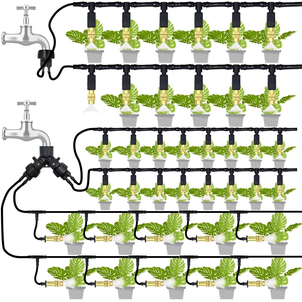 Système de refroidissement par brumisation extérieure, 15M-30M, arrosage de jardin, buses d'atomiseu