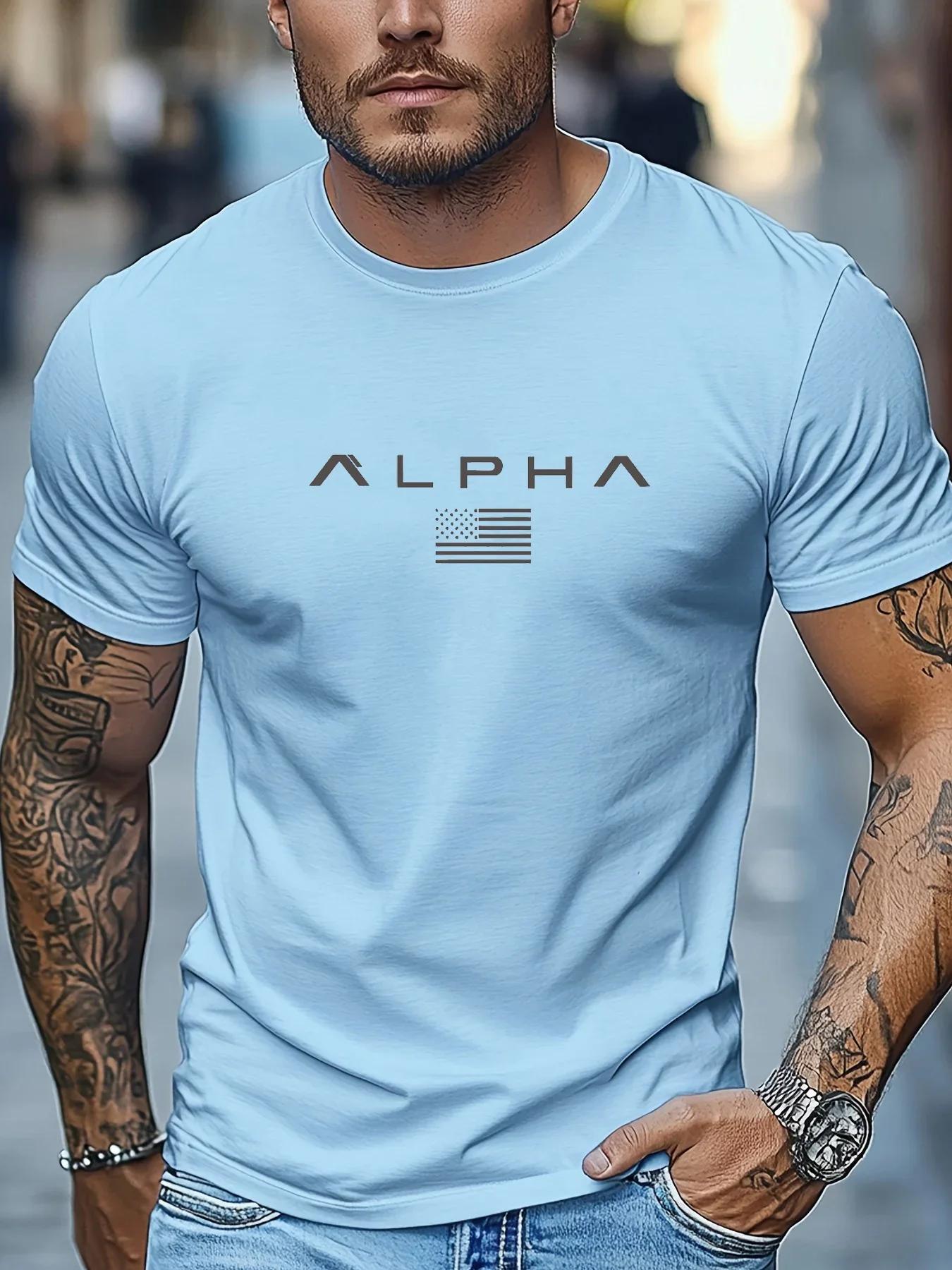 T-shirt de sport décontracté pour homme, col rond, manches courtes, coupe ample, séchage rapide, idé