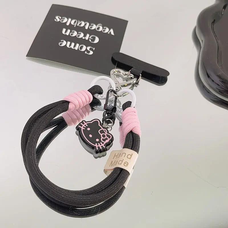 Boucle de hautbois mignonne en trois dimensions, pendentif rotatif pour téléphone portable Hello Kit