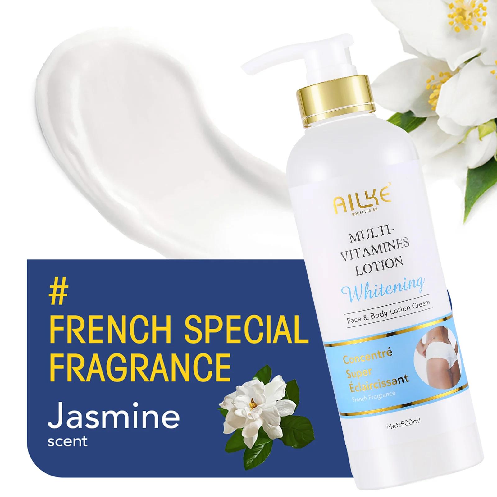Lotion corporelle multi-vitaminée AILKE, éclaircit, illumine, élimine les taches brunes, l'hyperpigm