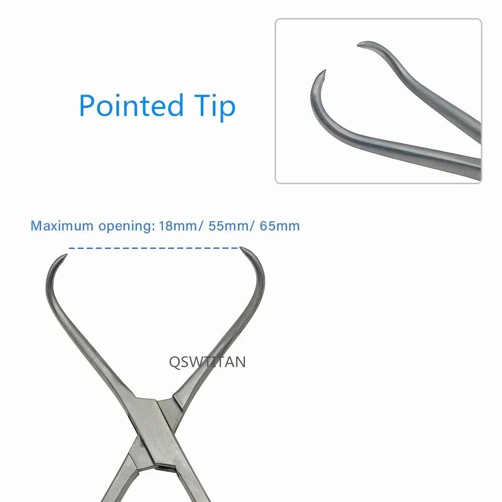 Forceps Orth4WD Sophia avec pointe pointue, réduction molécule, générateurs Orth4WD, acier inoxydabl