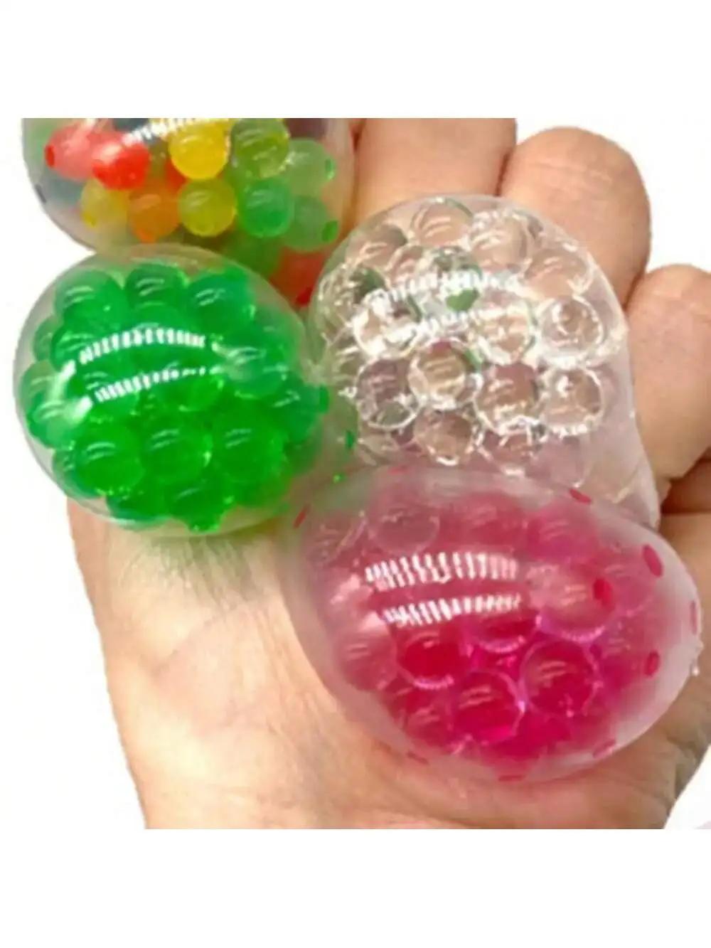Balles anti-Stress sensorielles pour adultes et enfants, jouets Squishy Fidget, paquet de 10, jouet 
