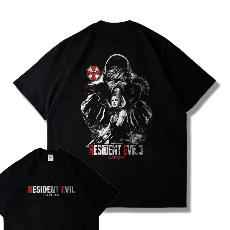 CAPCOM-T-Shirt à Manches Courtes pour Homme et Femme, Vêtement Imprimé Saint Valentin, Harajuku, Y2k