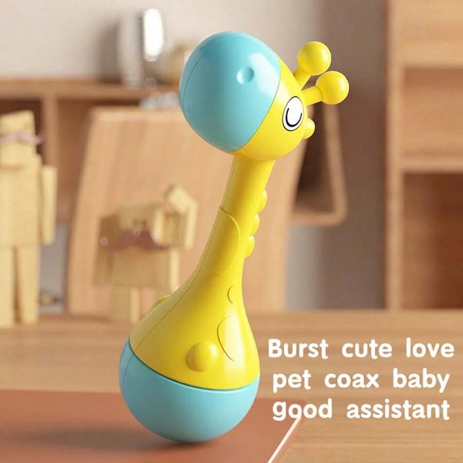Hochet de première main pour bébé, jouets éducatifs pour bébé, cadeau pour bébé hochet à main en pla