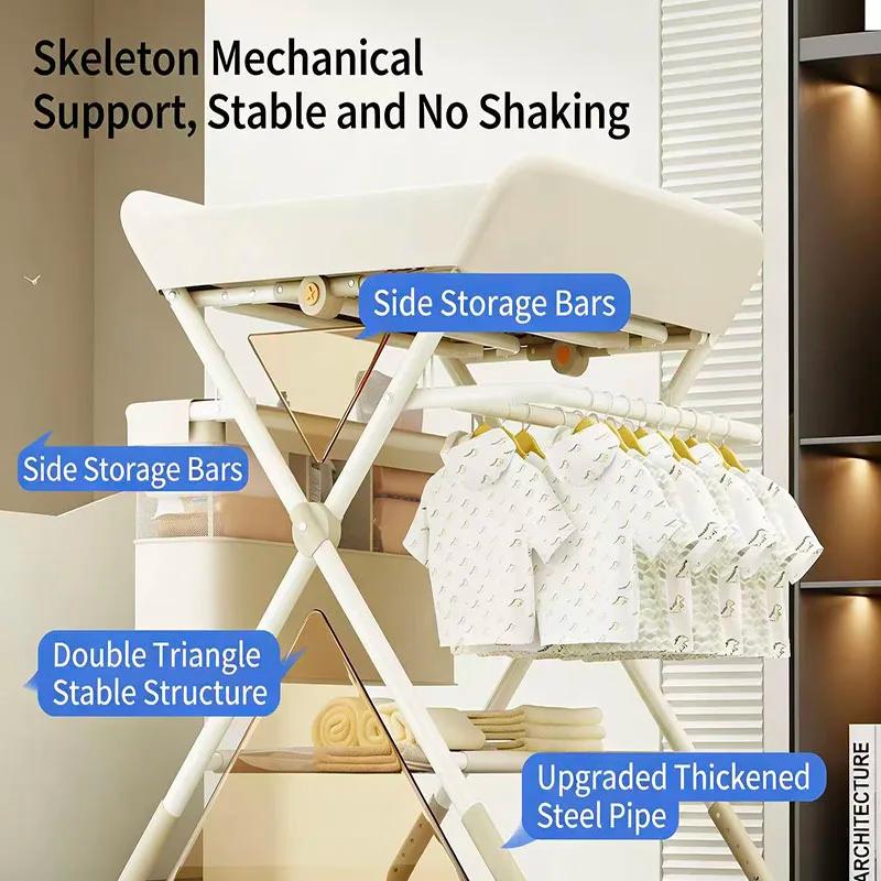 Table à langer pour bébé, station de soins pour nouveau-né, table à langer pliable, table de massage