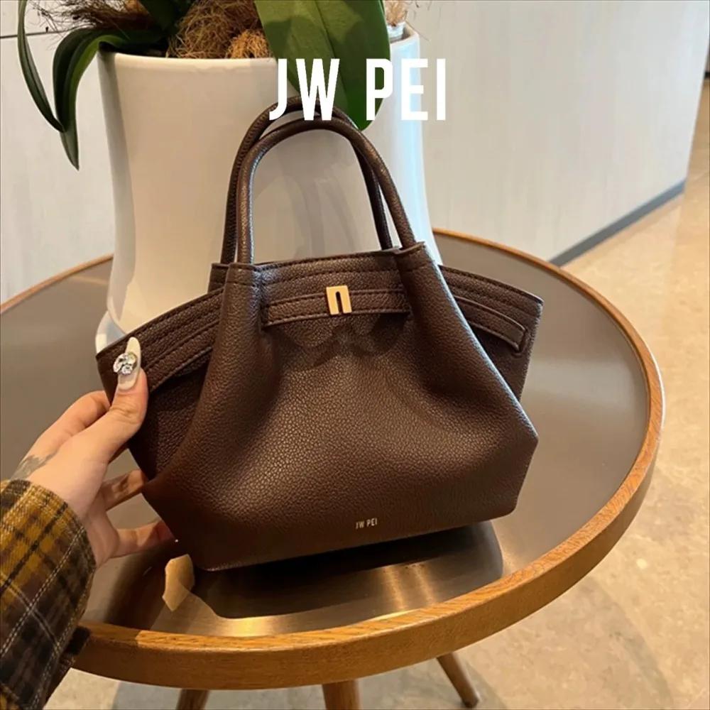 JW PEI 2026 Nouveau Sac à bandoulière pour femme, Mini sac fourre-tout en cuir végétalien de haute q