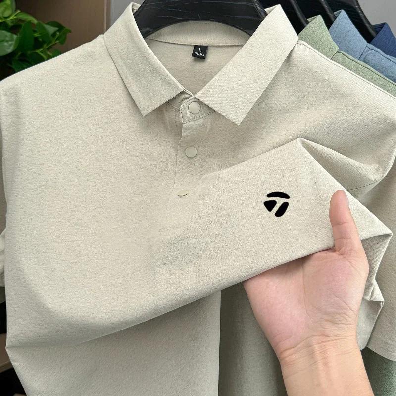 Polo homme tendance à manches courtes, imprimé de marque de golf, nouvelle collection été 2026, en s