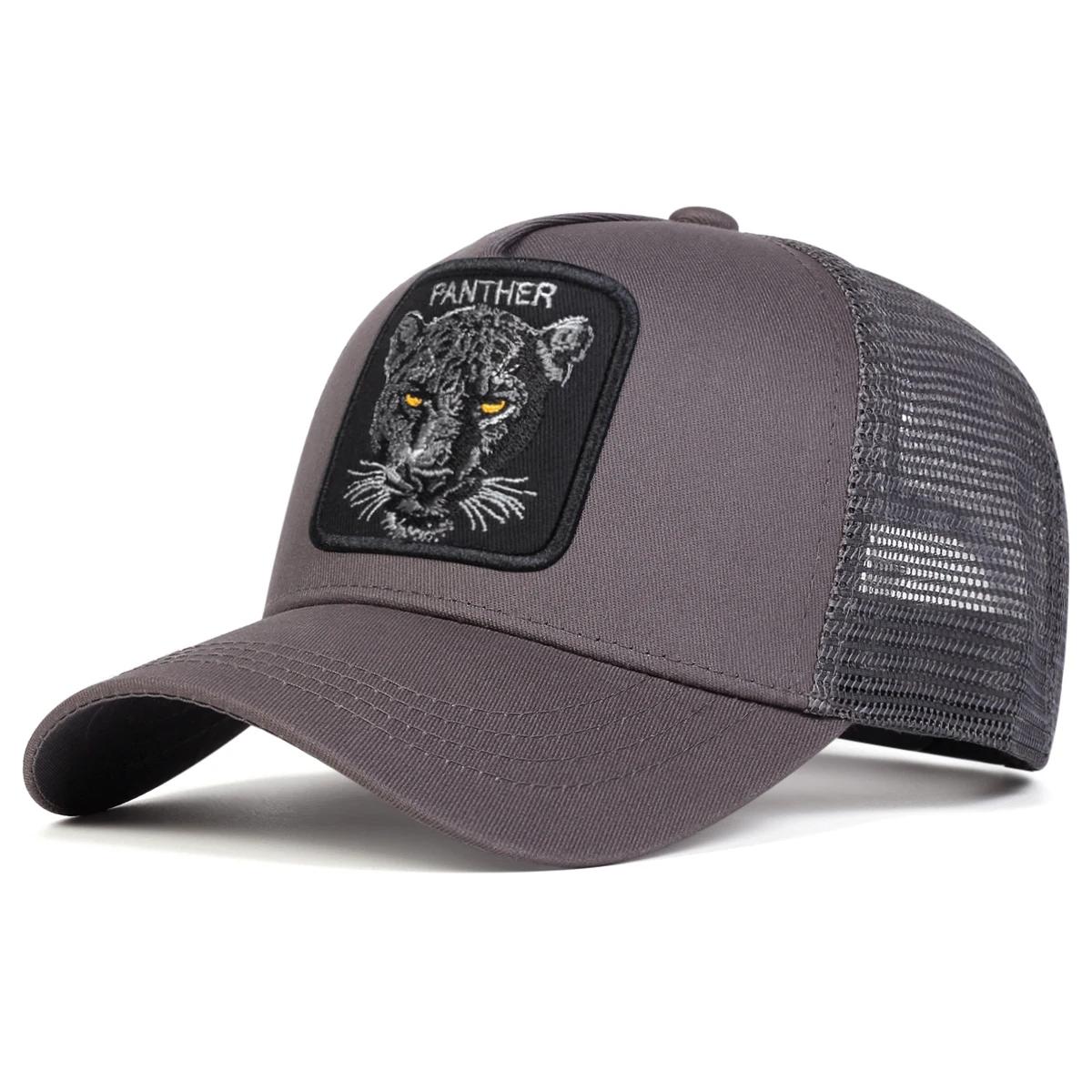 Casquettes de Baseball unisexes avec broderie PANTHER, chapeaux décontractés réglables pour l'extéri