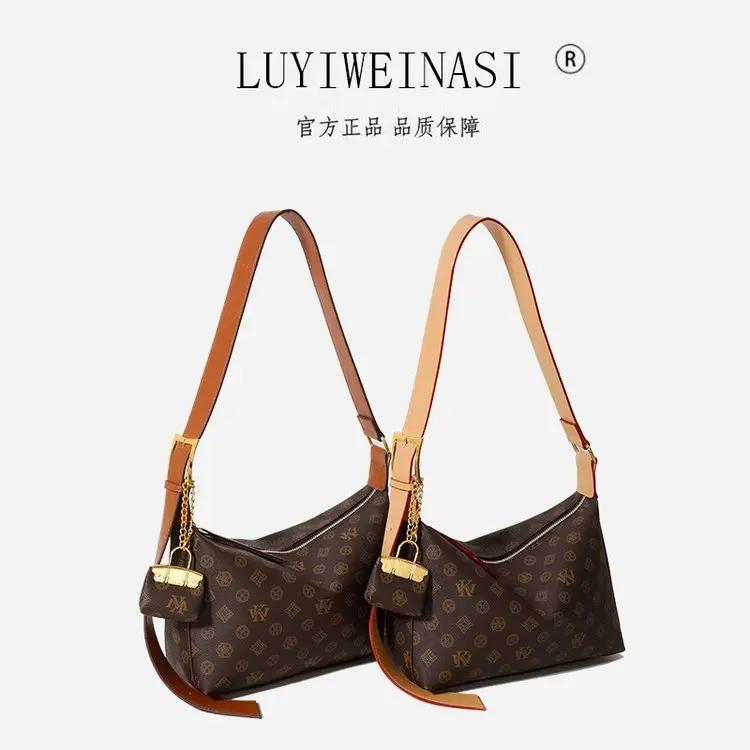 Sacs à langer élégants de couleur unie pour femmes, sac fourre-tout décontracté et stylé, sac bandou