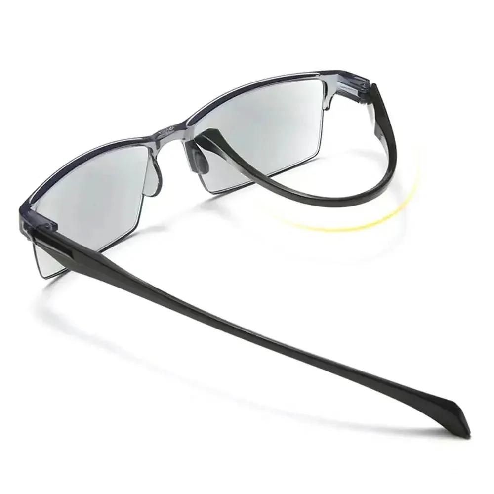 Lunettes à n'aime automatique intelligentes pour hommes et femmes, lunettes de lecture anti-lumière 