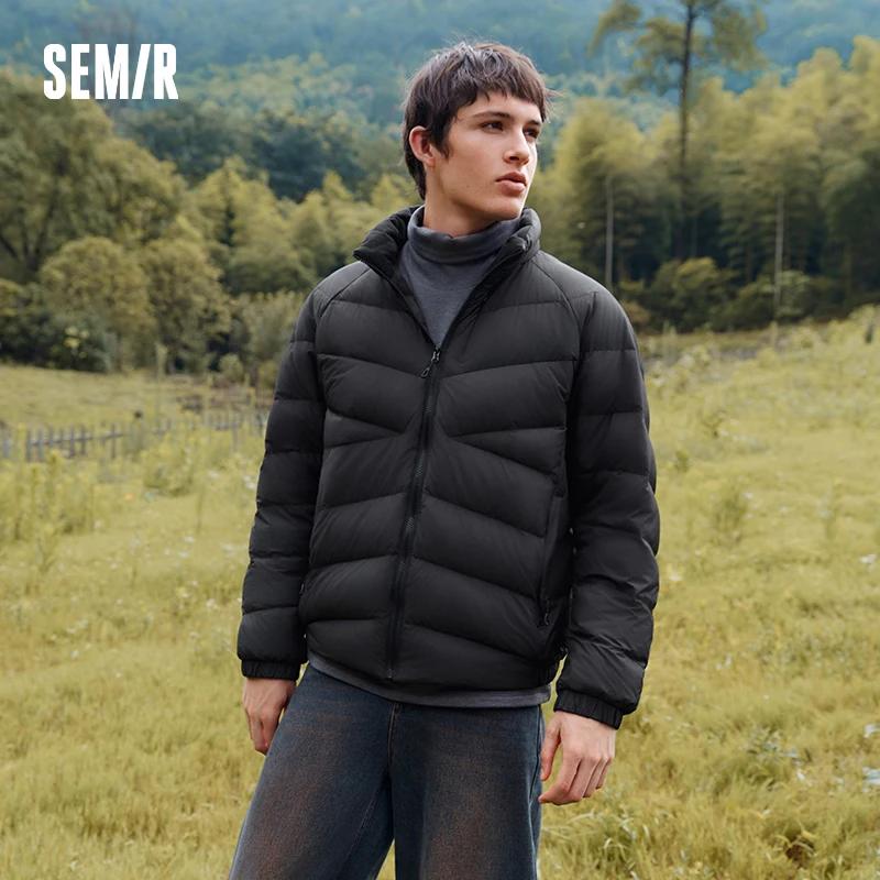 Semir doudoune hommes trois vêtements d'extérieur résistants léger mince doublure col montant haut 2