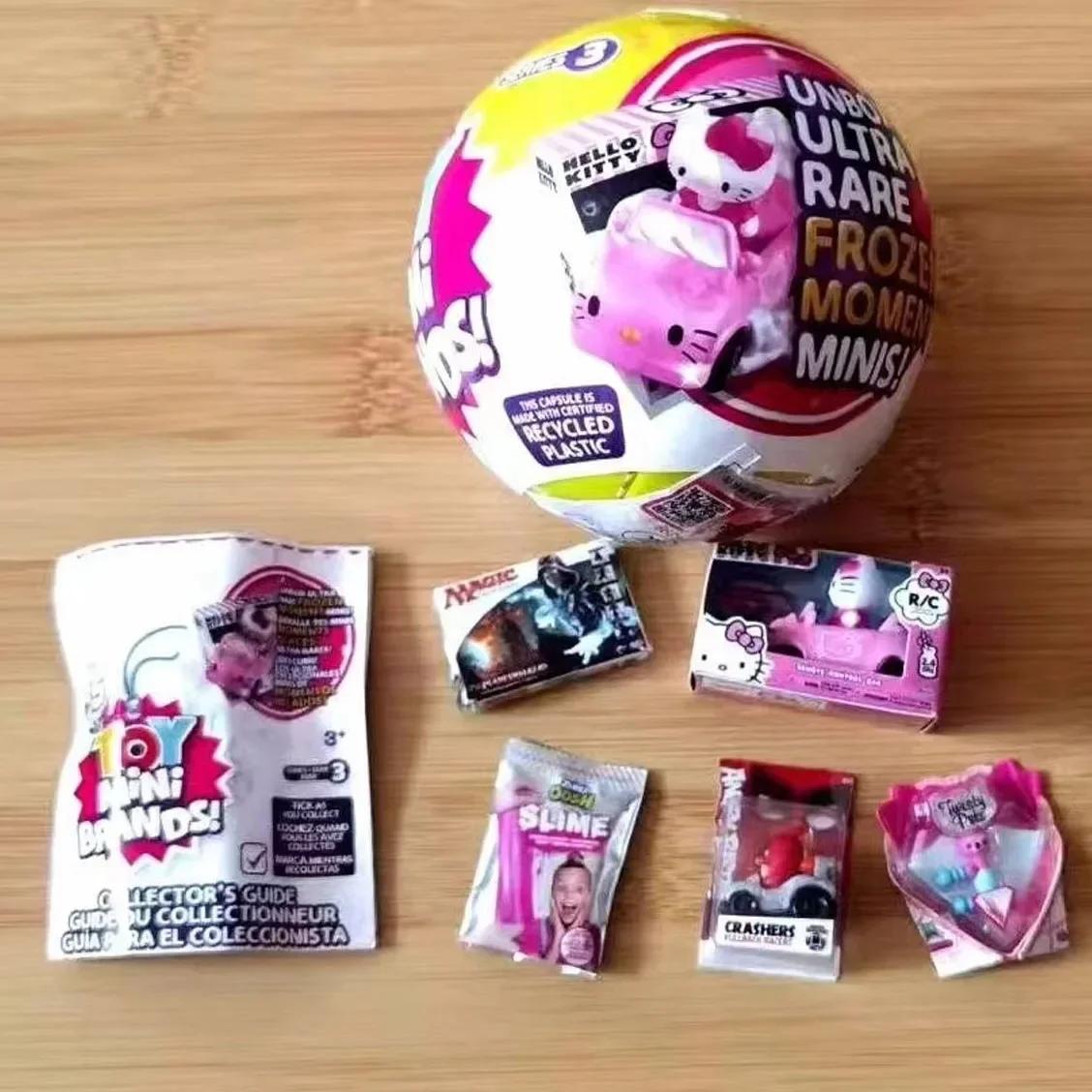 Gashapon Capsule jouet figurines de dessin animé Miniature mystère Surprise balle Mini marques jouet