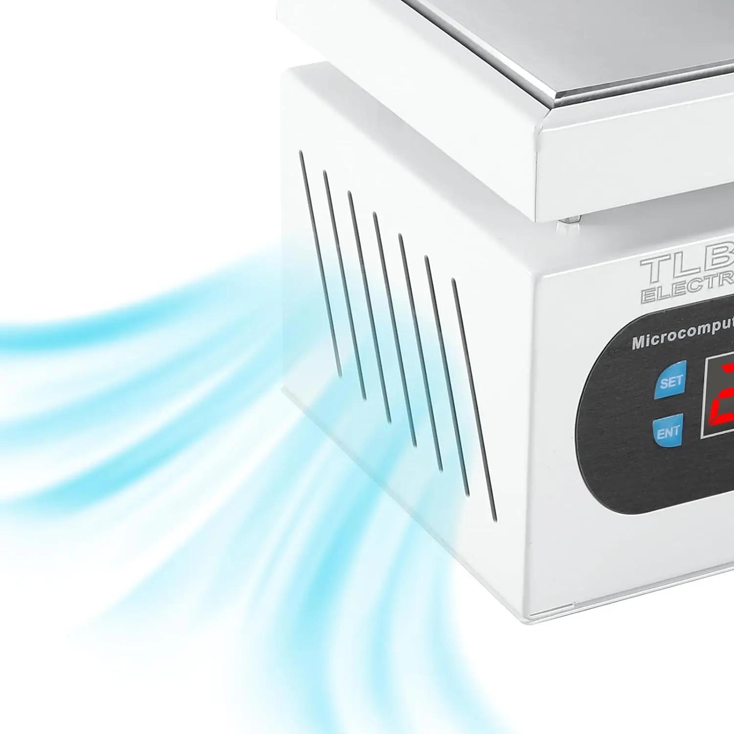 Station de chauffage numérique 350W/500W, plateforme de préchauffage électronique, plaque chauffante