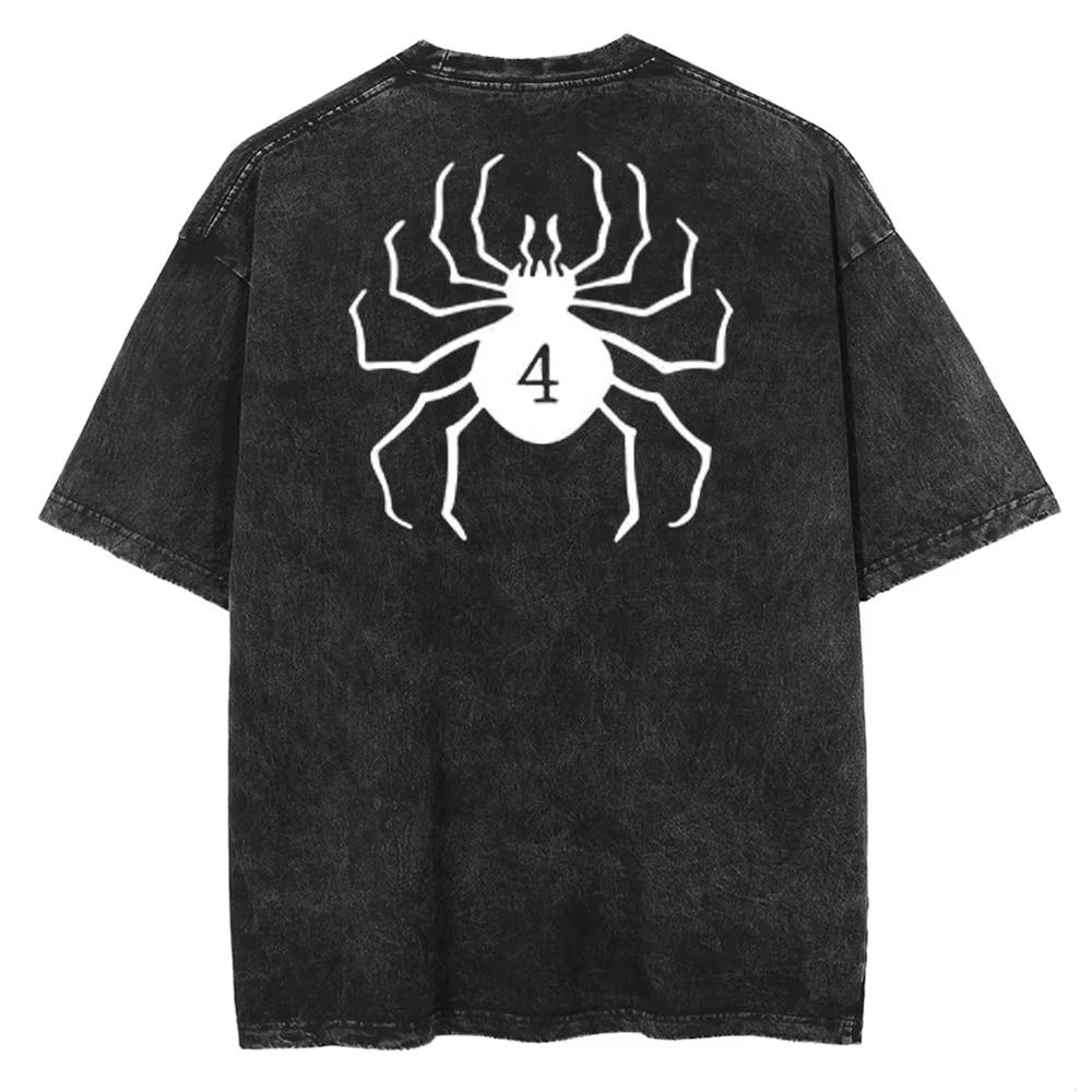 Anime Berserk Logo graphique imprimé t-shirt hommes femmes Vintage Manga T-shirts lavé coton t-shirt