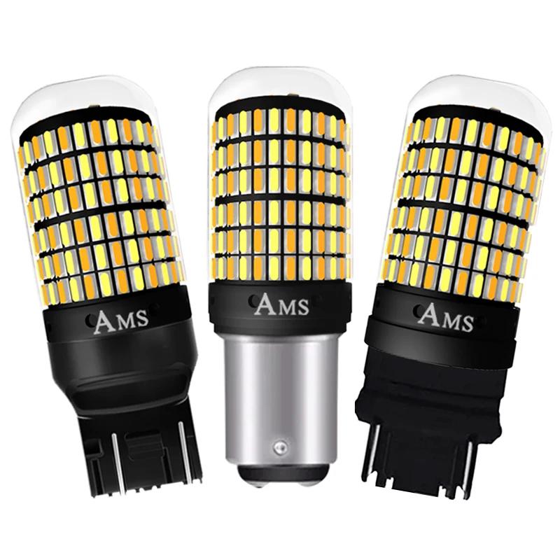 Lampe de Signalisation LED P21w 7443 3157, Ampoule 168smd Canbus, enquêter de Freinage 1157, Bay15d 