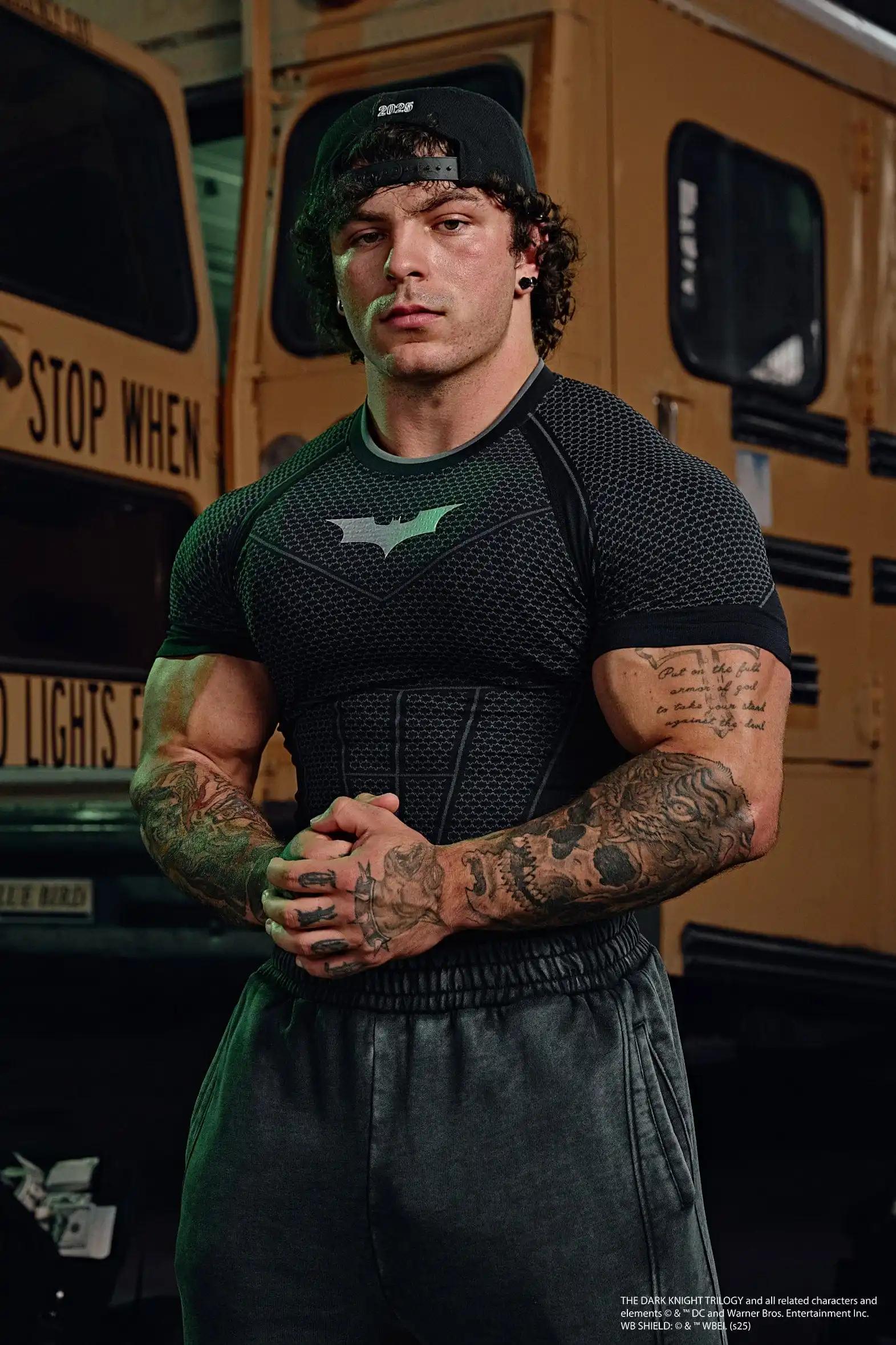Été nouveau T-shirt serré pour hommes survêtement YA sport Fitness sensation de glace ajustement ser