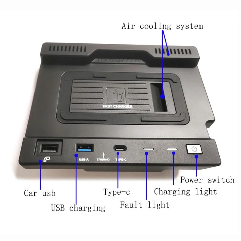 Chargeur sans fil pour voiture 15W pour Mercedes Benz W177 W188 W247 GLA CLA GLB 2019 2020 2021 2022