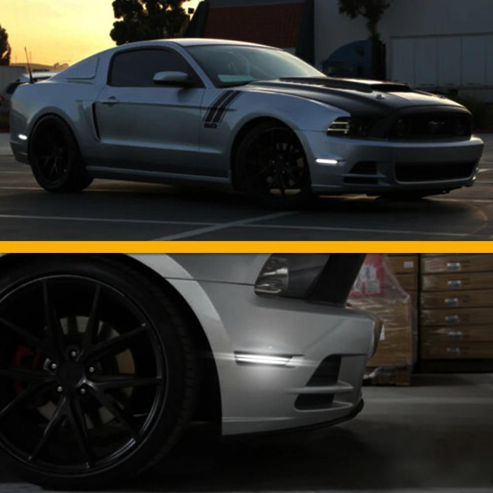 2 pièces pour voiture Mustang LED feux de position latéraux arrière pour Ford Mustang 2010 2011 2012