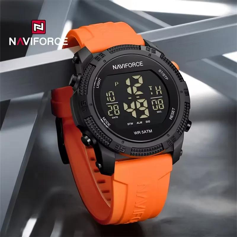 NAVIFORCE – montre-bracelet originale pour hommes, résistante à l'eau, personnalité, bracelet de lux