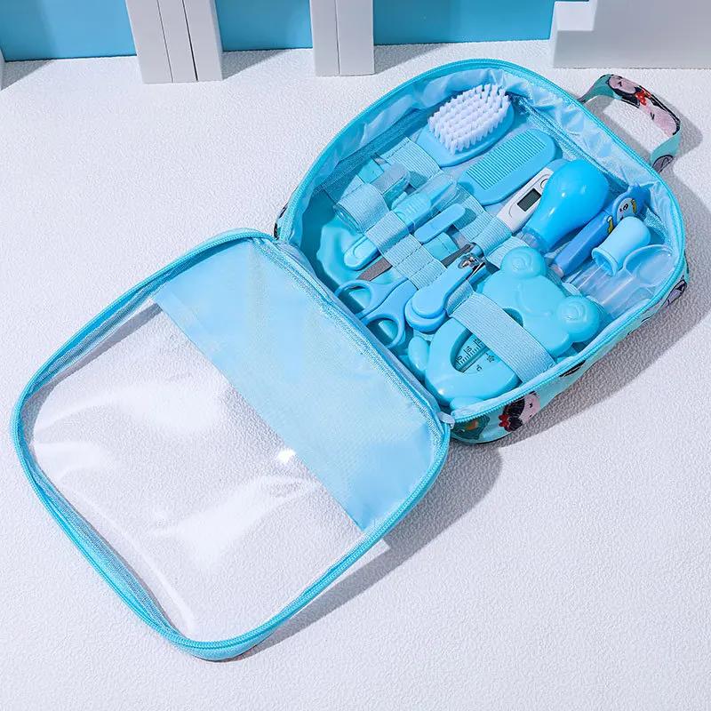 Kit de soins pour bébé 13 pièces/ensemble, ensemble de soins capillaires et ongulaires pour enfants,