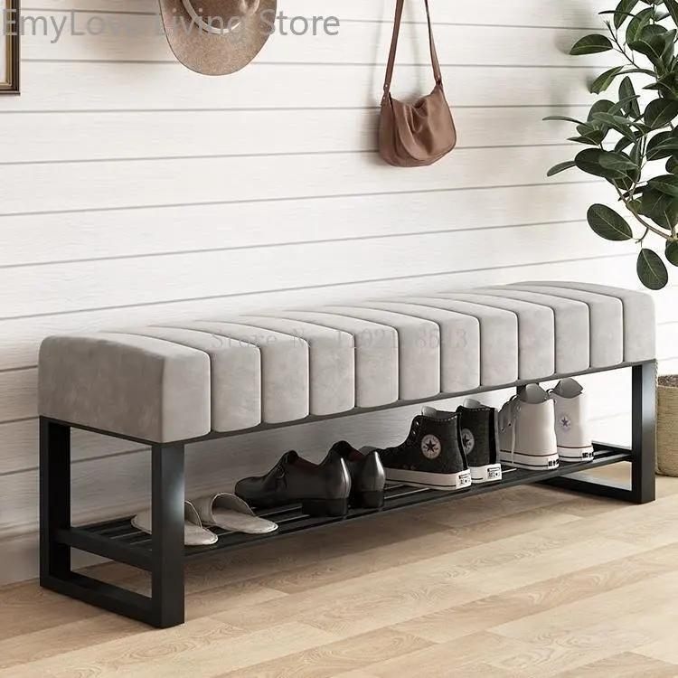 Tabouret nordique à langer, meuble de maison moderne, porte, banc de salon, canapé, poufs simples, b