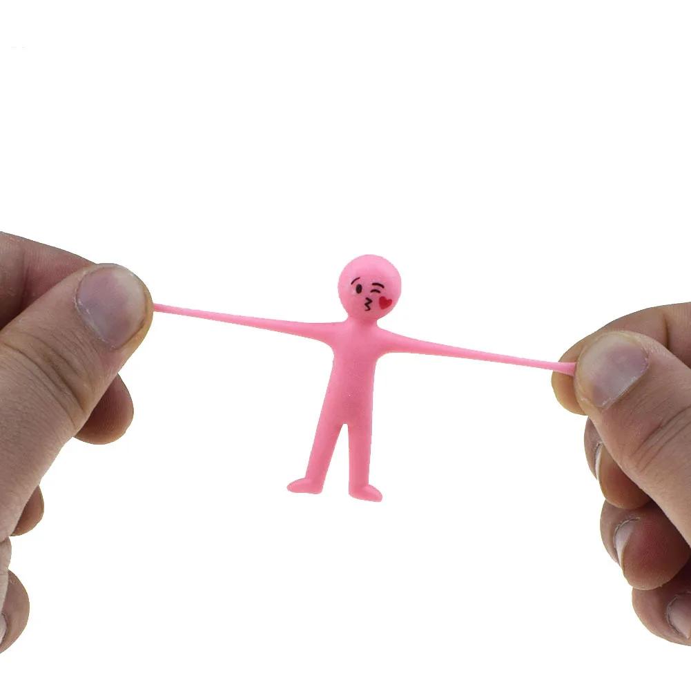 Jouet de beurre en plastique souple TPR, 10 pièces, extensible, commandé, mignon, coloré, jaune, sou