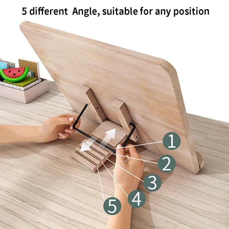 Support de lecture réglable pour tablette, cuisine, salle d'étude à domicile, support pliable