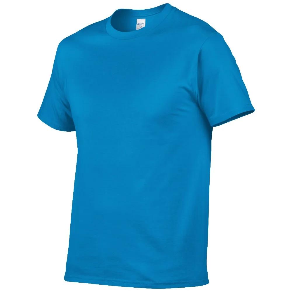 Style d'été haute qualité 100% coton couleur unie t-shirt hommes couleur Pure t-shirts marque à manc
