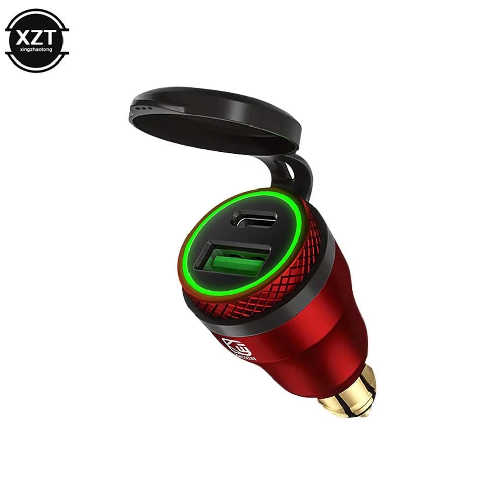 Chargeur USB 30W PD Type-C QC 3.0, adaptateur de charge rapide étanche pour prise Hella DIN/BMW DucS