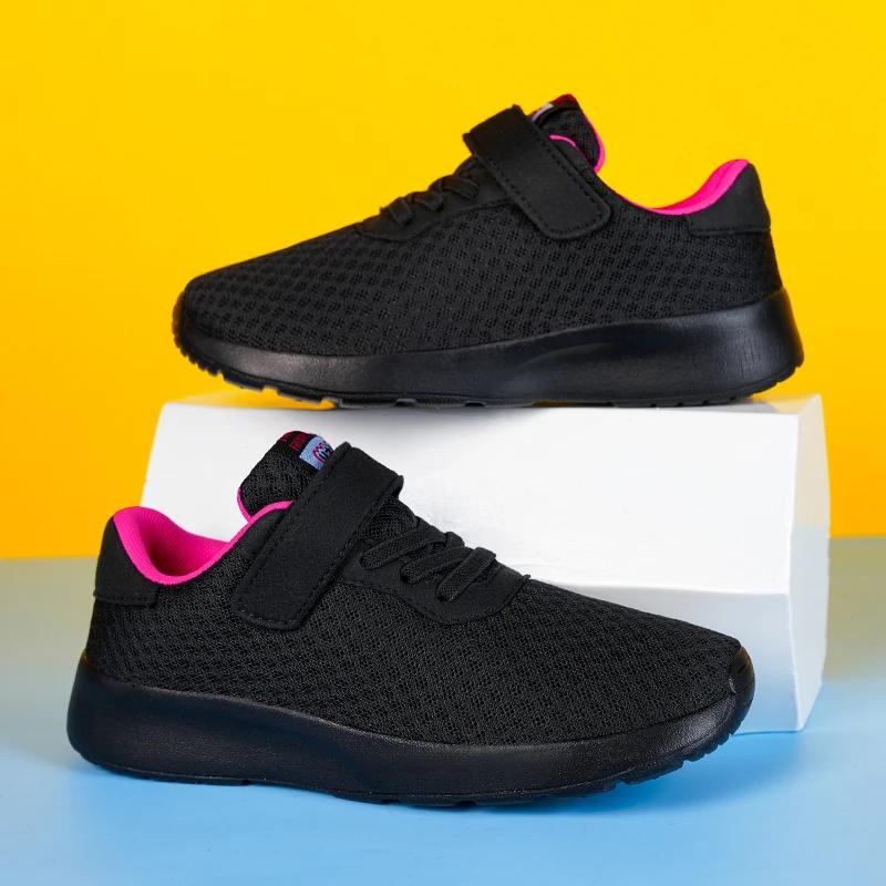 Chaussures de course respirantes pour garçons chaussures de sport légères pour filles chaussures déc