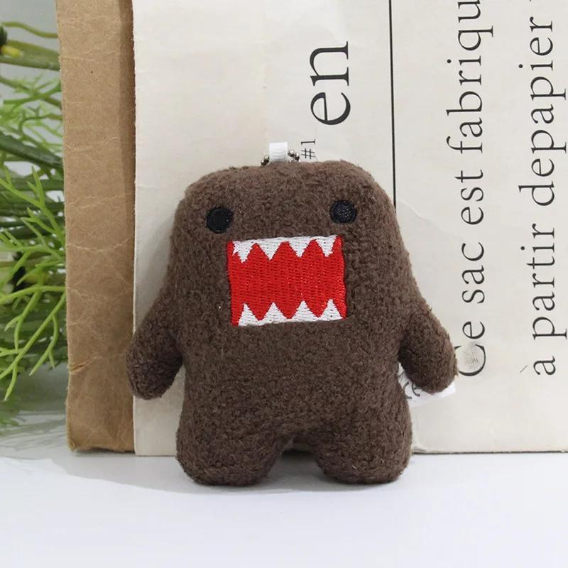 Kawaii mignon Domo Kun porte-clés en peluche Anime porte-clés charme pour sac clés cadeau Collection