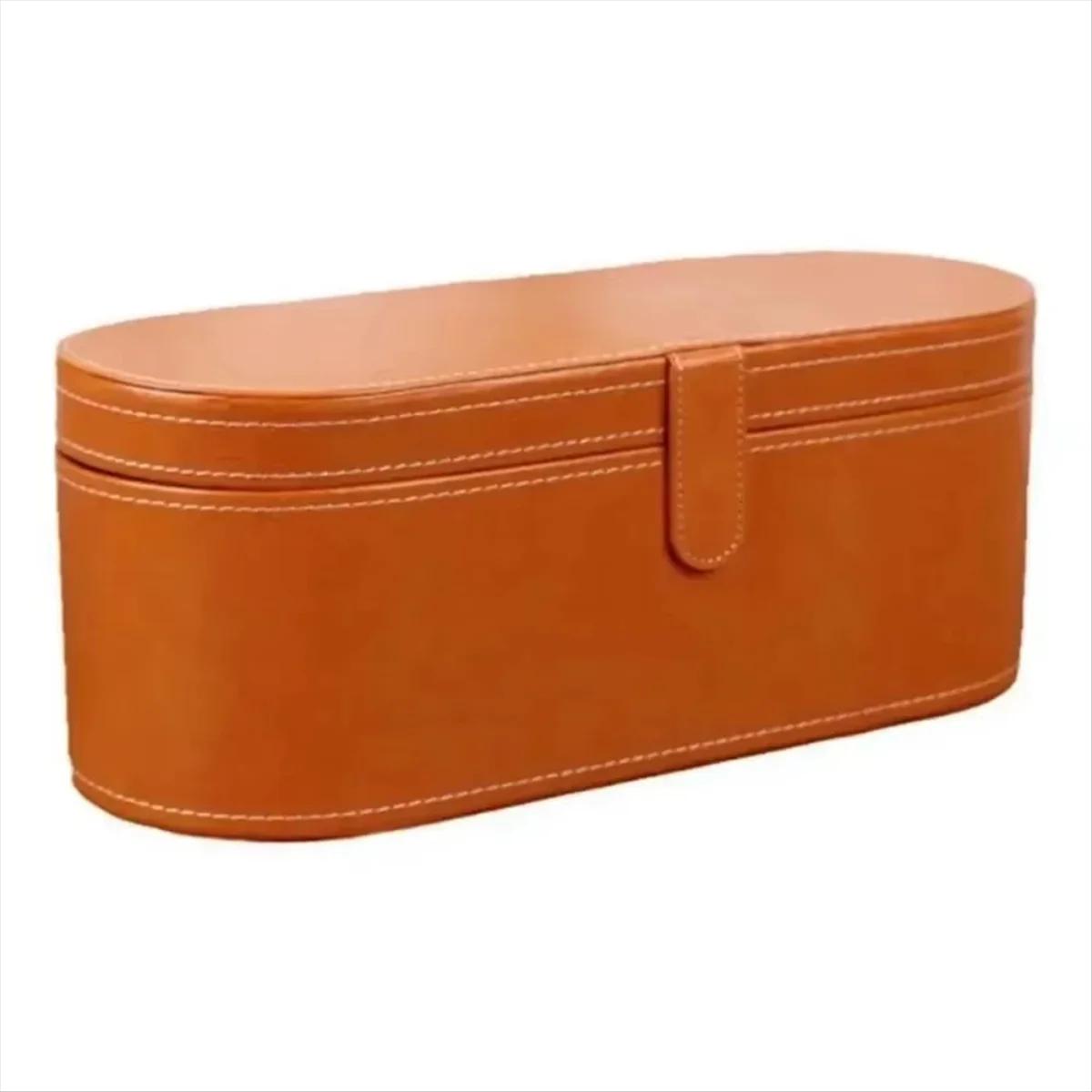Étui de voyage Portable pour sèche-cheveux, sac de rangement, Protection en cuir PU, boîte de rangem