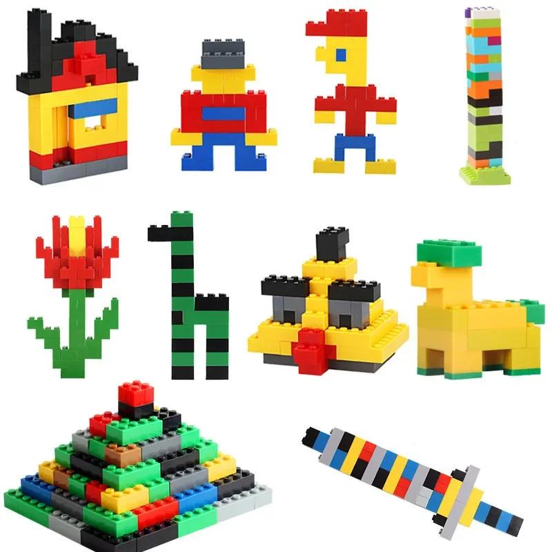 Bricolage blocs de construction créatifs grand ensemble ville blocs de construction classiques assem