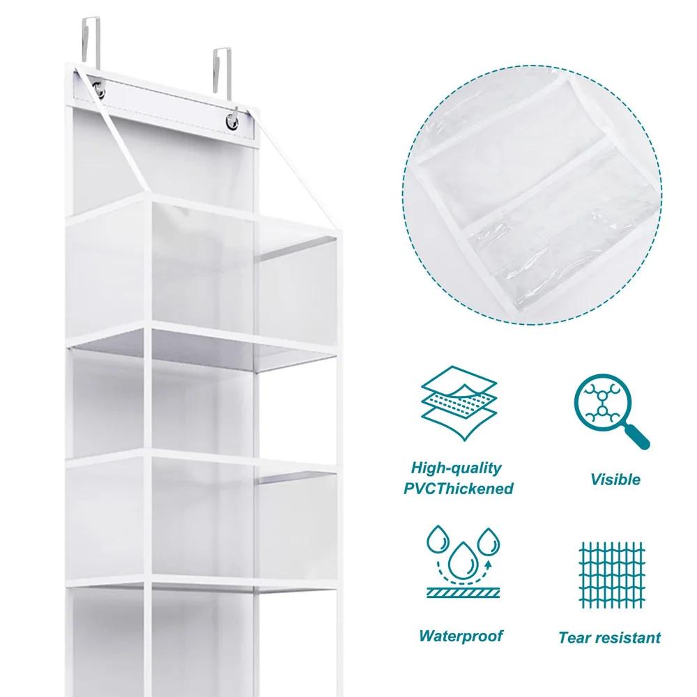 Sac suspendu en tissu multifonctionnel pour derrière la porte, sac de rangement multicouche, organis